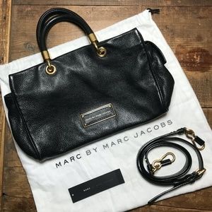 Marc Jacobs Black Leather Crossbody Bag